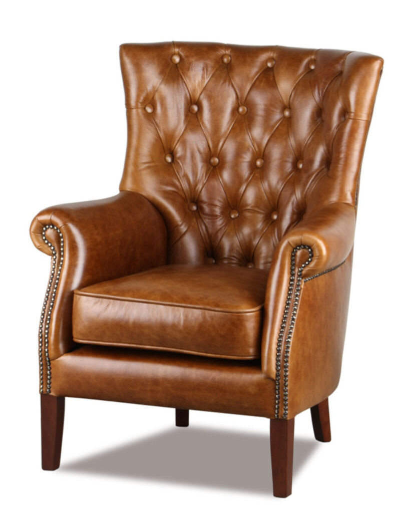 Klassischer Clubsessel im Chesterfield Style