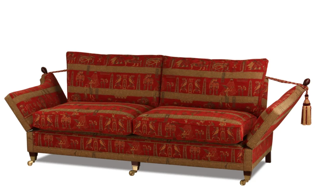 Beispiel Ausgeklappt in Stoff Cleopatra Red
