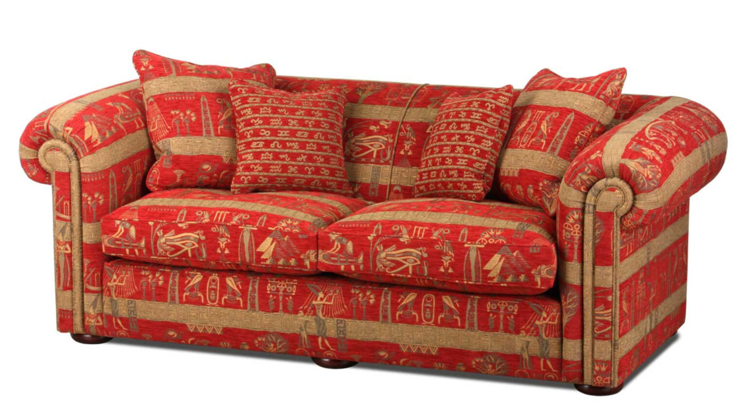 Metropolitan Compact Sofa in Cleopatra Red